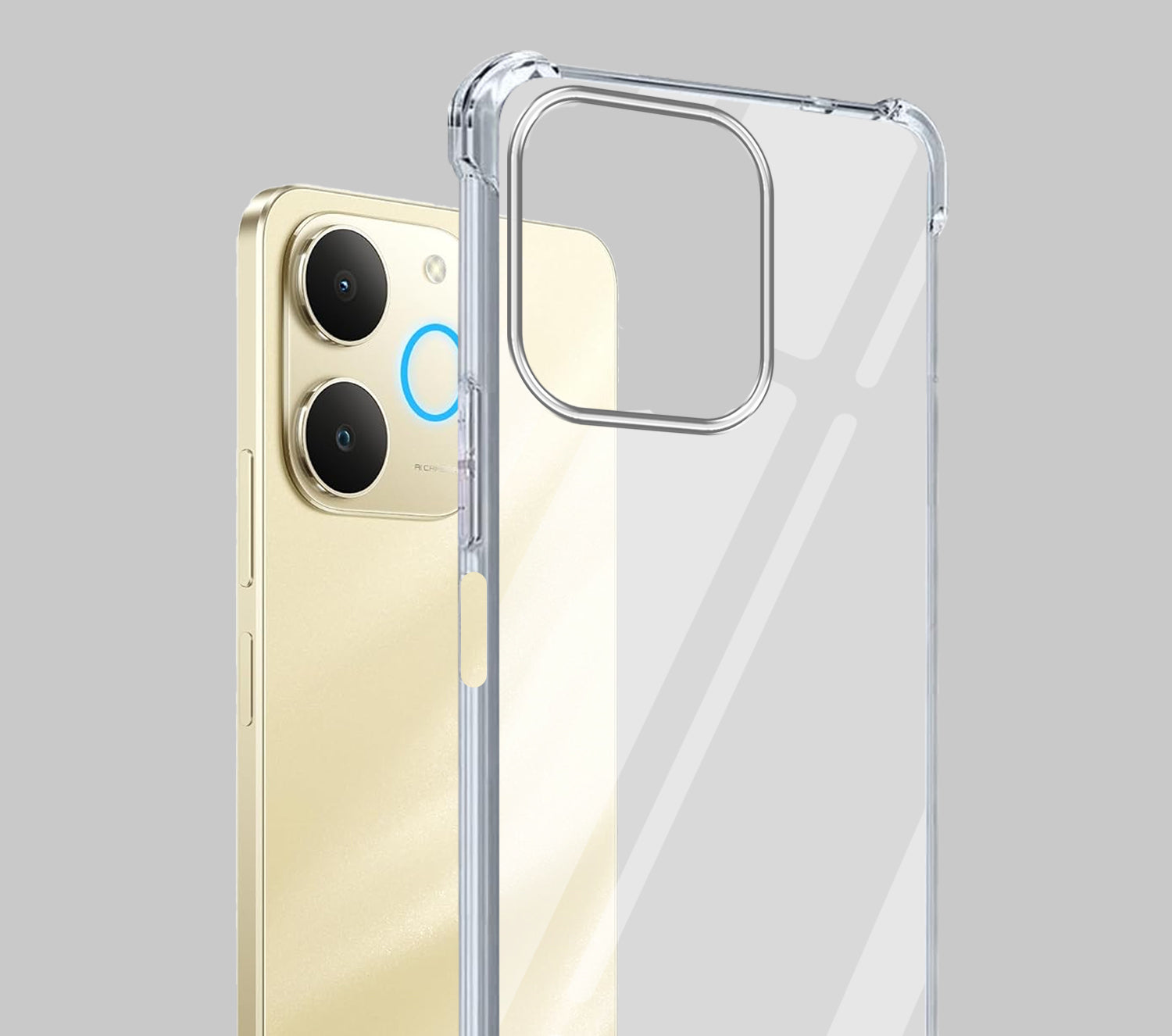 For Realme P4 Lite | Realme Narzo 80 Lite 4G Back Cover Shockproof Crystal-Clear (Drop & Camera Protection | Hard Polycarbonate)