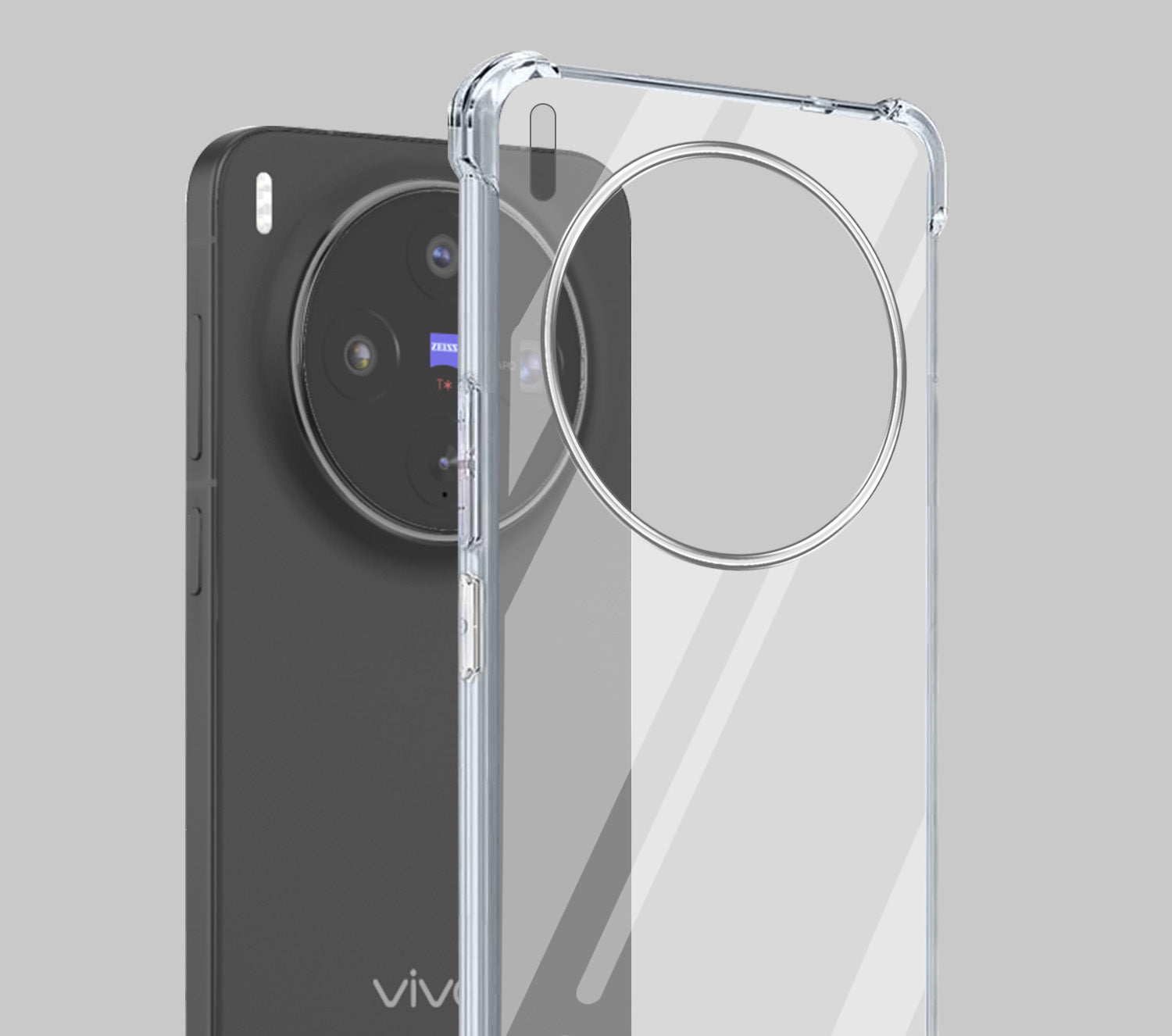 For Vivo X300 5G Back Cover Shockproof Crystal-Clear ( Drop & Camera Protection | Hard Polycarbonate)