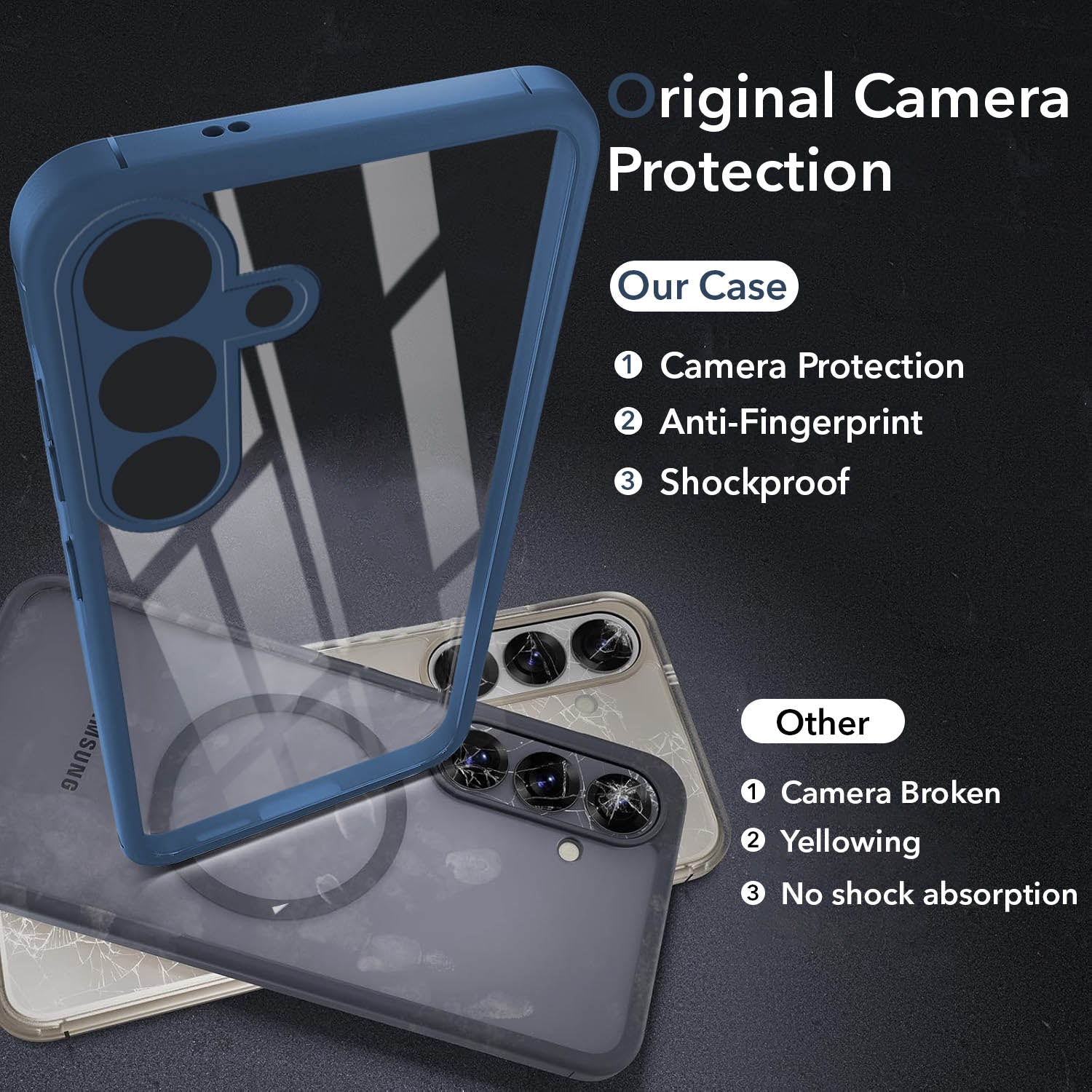 For Samsung Galaxy S25 Back Cover Case (Lifetime Anti Yellow | Anti Scratch | Crystal Clear Shockproof)