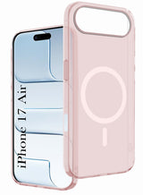 For Apple iPhone 17 Air Back Cover Case (Frosted Matte Feel | MagSafe Compatible Wireless Charging)