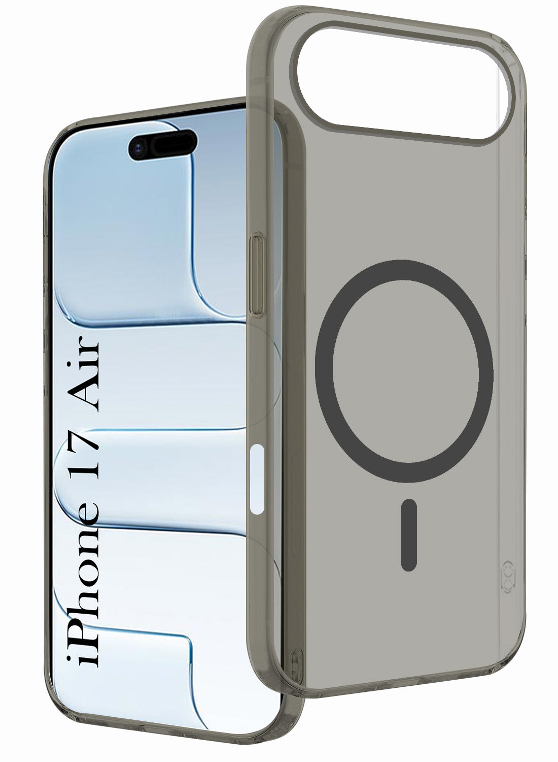 For Apple iPhone 17 Air Back Cover Case (Frosted Matte Feel | MagSafe Compatible Wireless Charging)