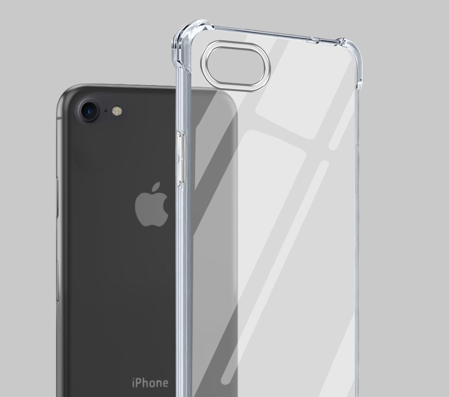 For Apple iphone 7 Back Cover Shockproof Crystal-Clear (Drop & Camera Protection | Hard Polycarbonate)