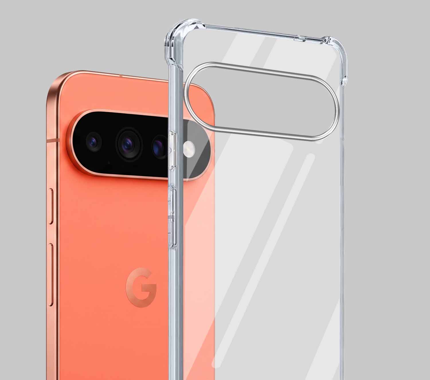 For Google Pixel 11 Pro XL Back Cover Shockproof Crystal-Clear (Drop & Camera Protection | Hard Polycarbonate) (Copy)
