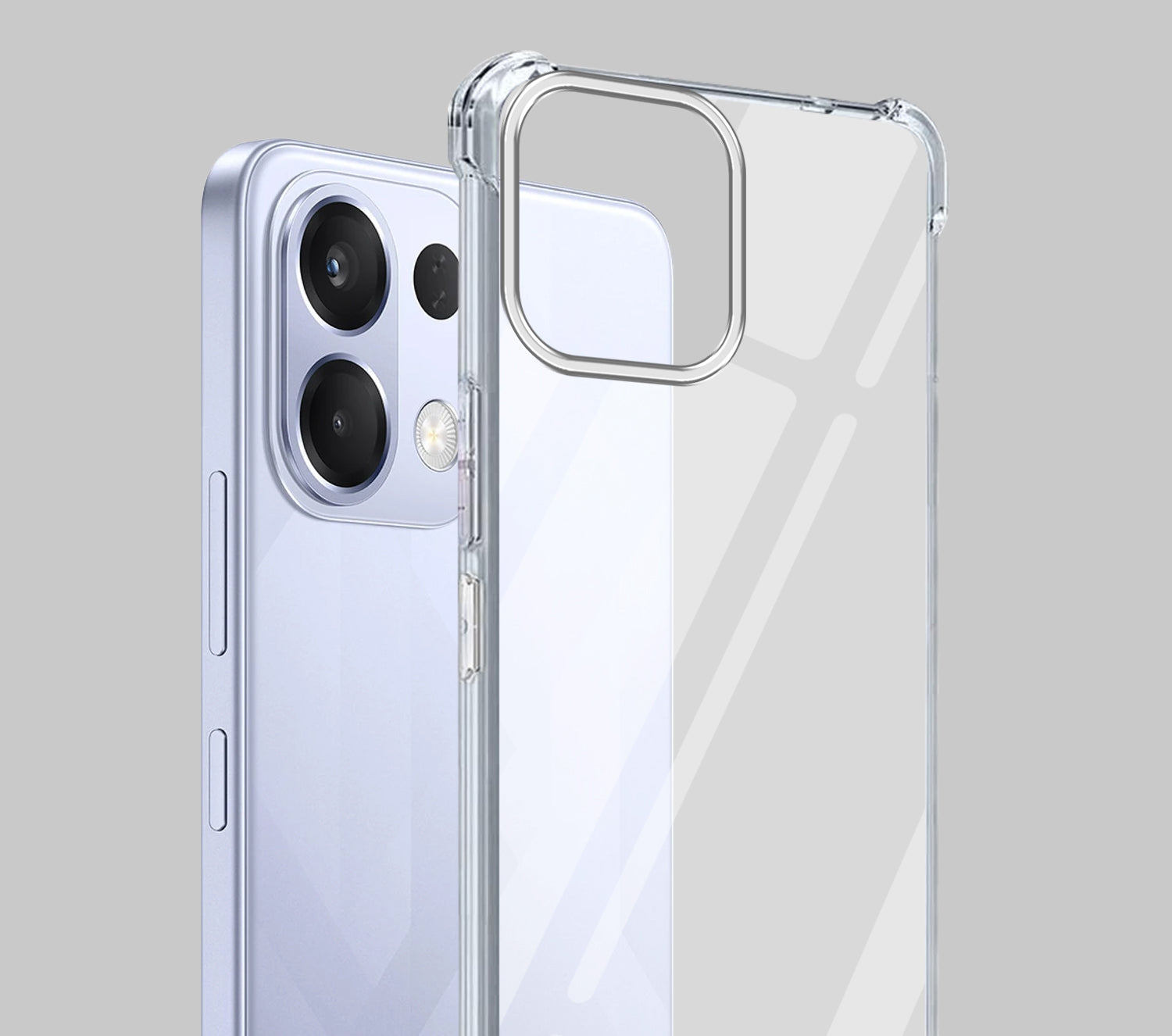 For Oppo K13 Back Cover Shockproof Crystal-Clear (Drop & Camera Protection | Hard Polycarbonate)