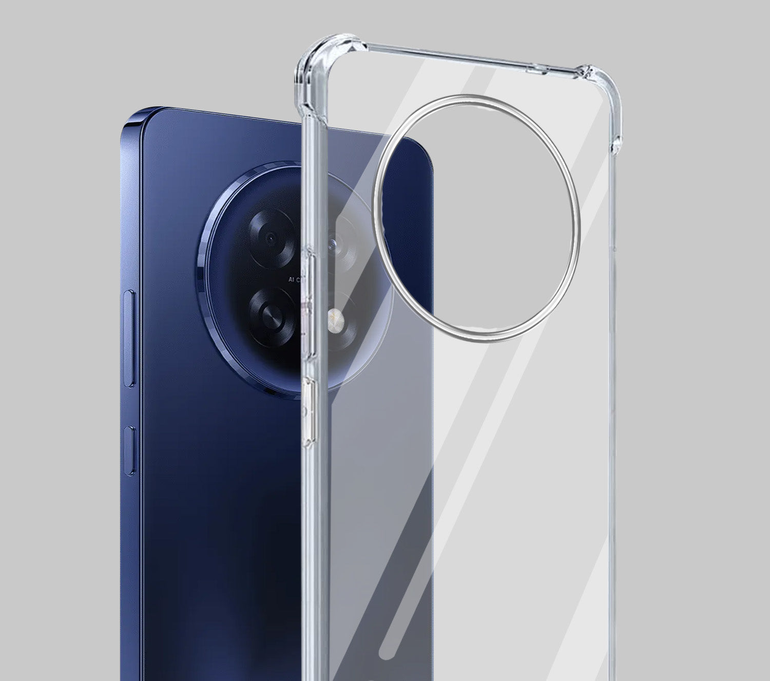 For Oppo F31 Pro Plus Back Cover Shockproof Crystal-Clear (Drop & Camera Protection | Hard Polycarbonate)