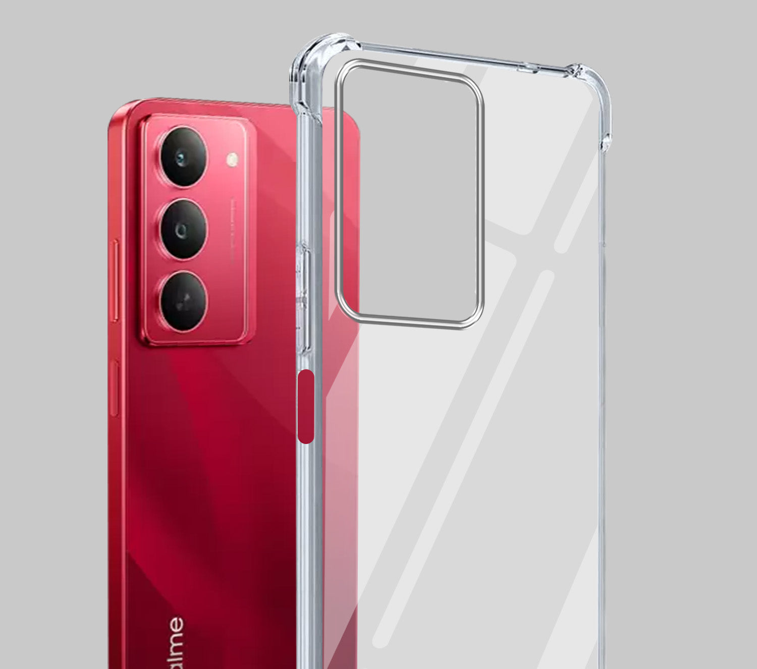 For Realme 14X Back Cover Shockproof Crystal-Clear (Drop & Camera Protection | Hard Polycarbonate)