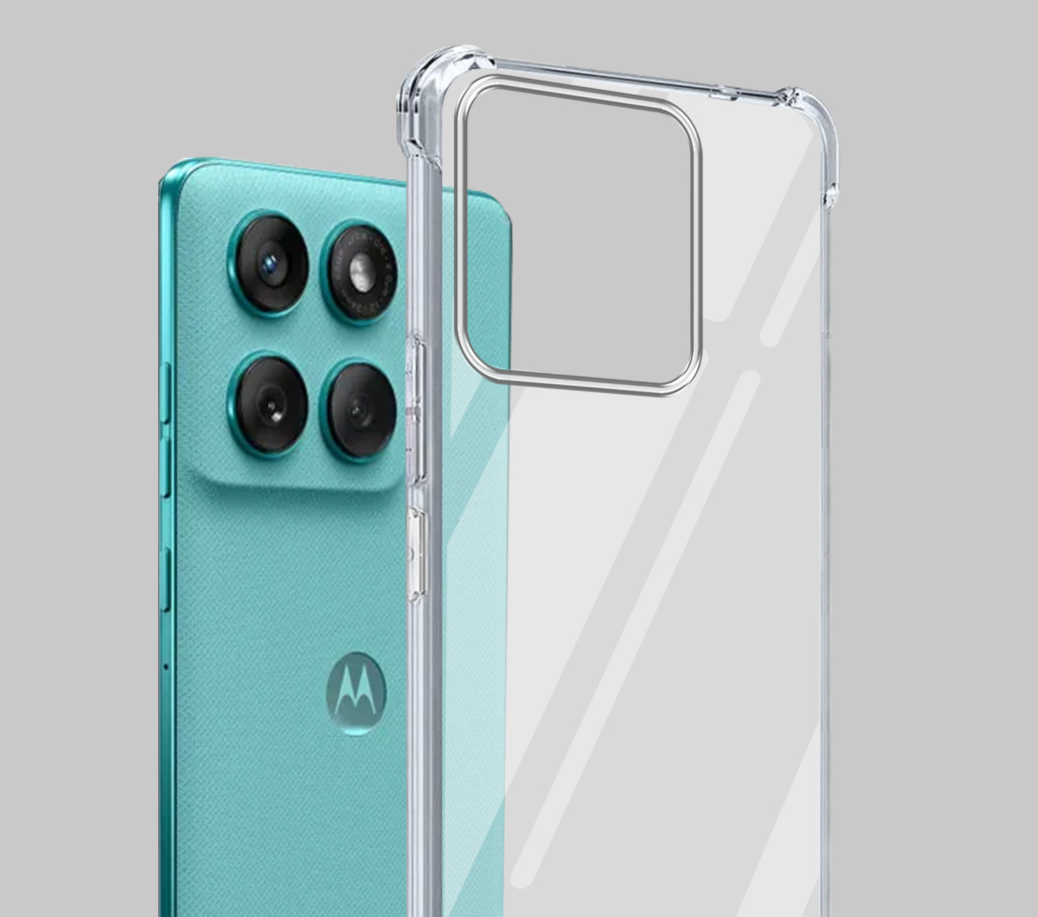 For Motorola Moto Edge 60 Fusion Back Cover (Drop & Camera Protection | Hard Polycarbonate)