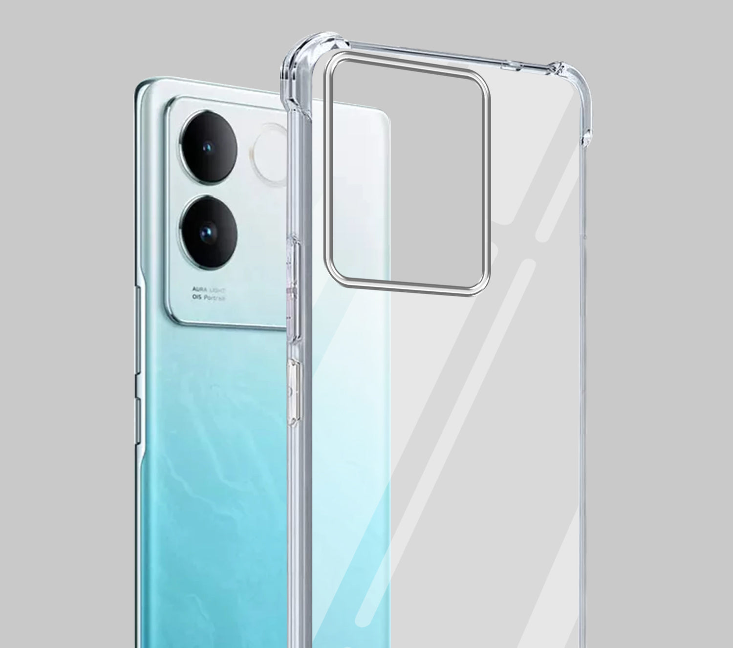 For Vivo iQOO Z7 Pro Back Cover Shockproof Crystal-Clear (Drop & Camera Protection | Hard Polycarbonate)