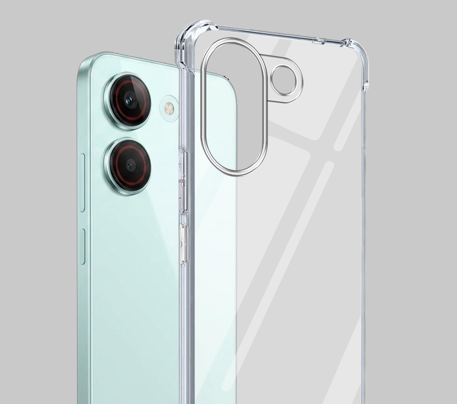 For Redmi Turbo 5 Back Cover Shockproof Crystal-Clear (Drop & Camera Protection | Hard Polycarbonate)