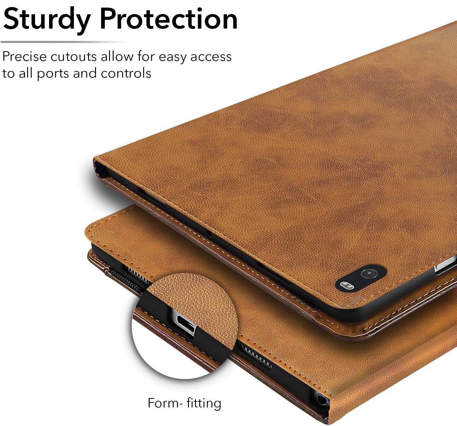 For Lenovo TAB 4 10 Inch TB-X304L Flip Cover Folio Cover (PU Leather | Multi-Angle Smart Stand | Card Storage Slots | Silicone Back Pouch)