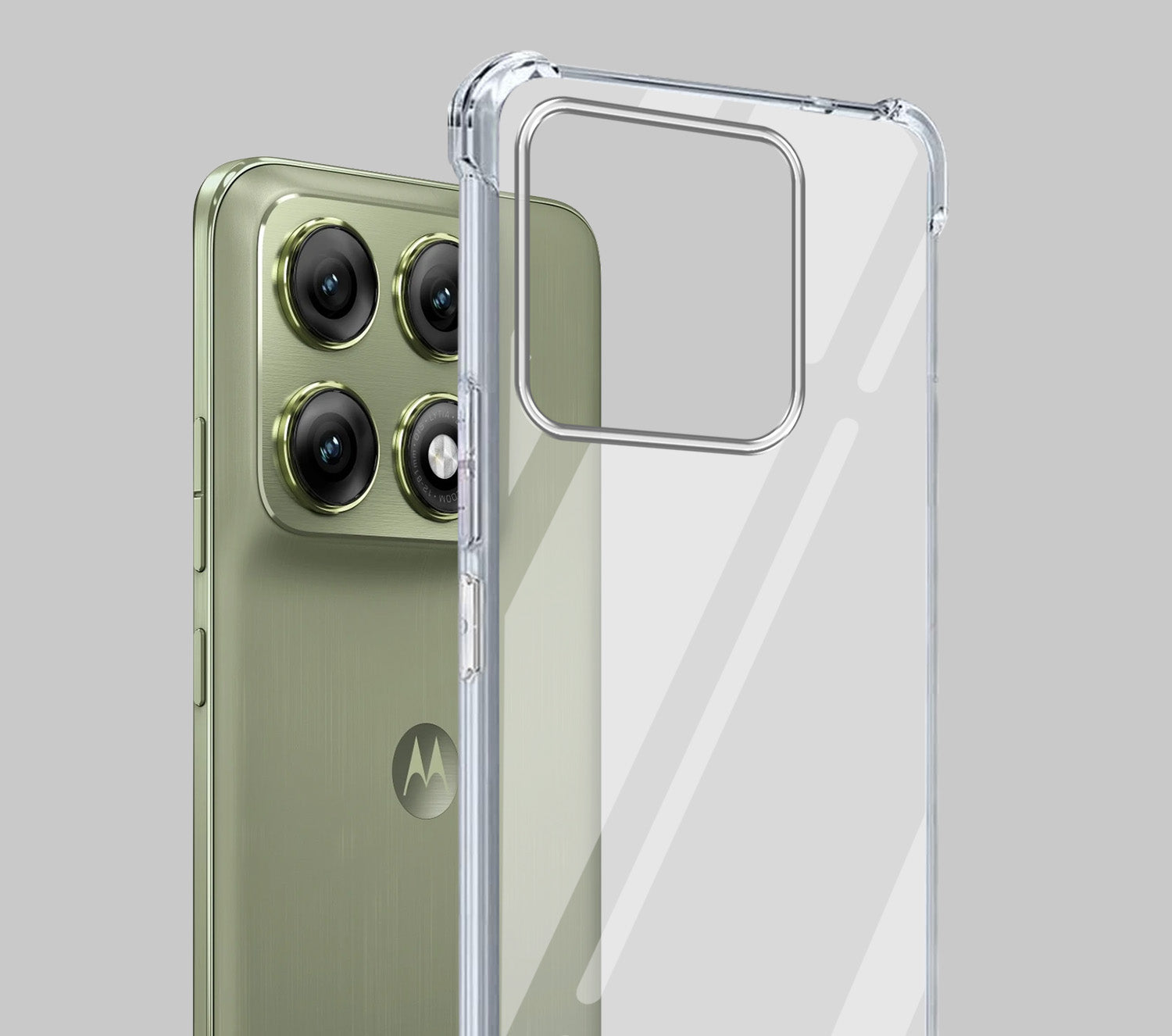For Motorola Moto Edge 70 Pro Back Cover Shockproof Crystal-Clear (Drop & Camera Protection | Hard Polycarbonate) (Copy)