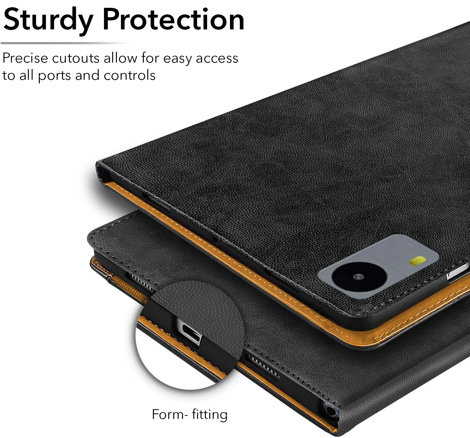 For Acer Tablet A410 4G 10.1 Inch Flip Cover Folio Cover (PU Leather | Multi-Angle Smart Stand | Card Storage Slots | Silicone Back Pouch)