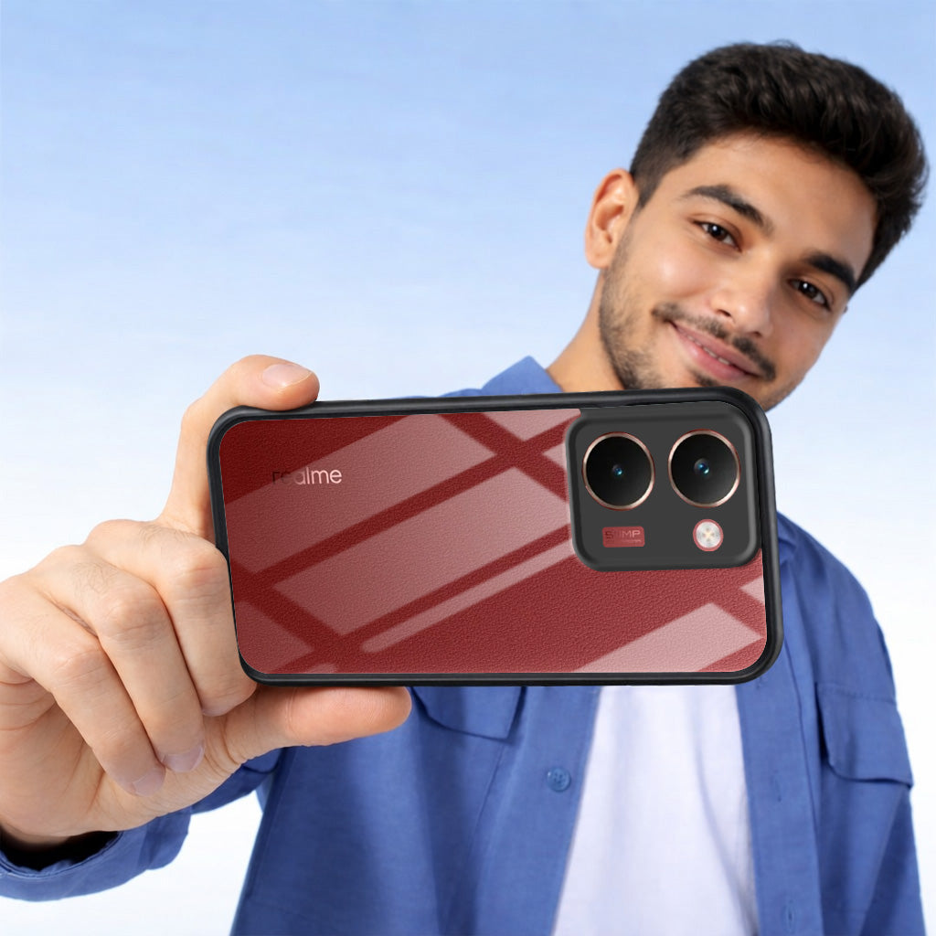 For Realme P3 Ultra Combo with Back Cover and 9H Tempered Glass (Lifetime Anti-Yellow | Crystal Clear Shockproof | Oleophobic Coating Screen Glass)