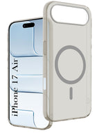 For Apple iPhone 17 Air Back Cover Case (Frosted Matte Feel | MagSafe Compatible Wireless Charging)
