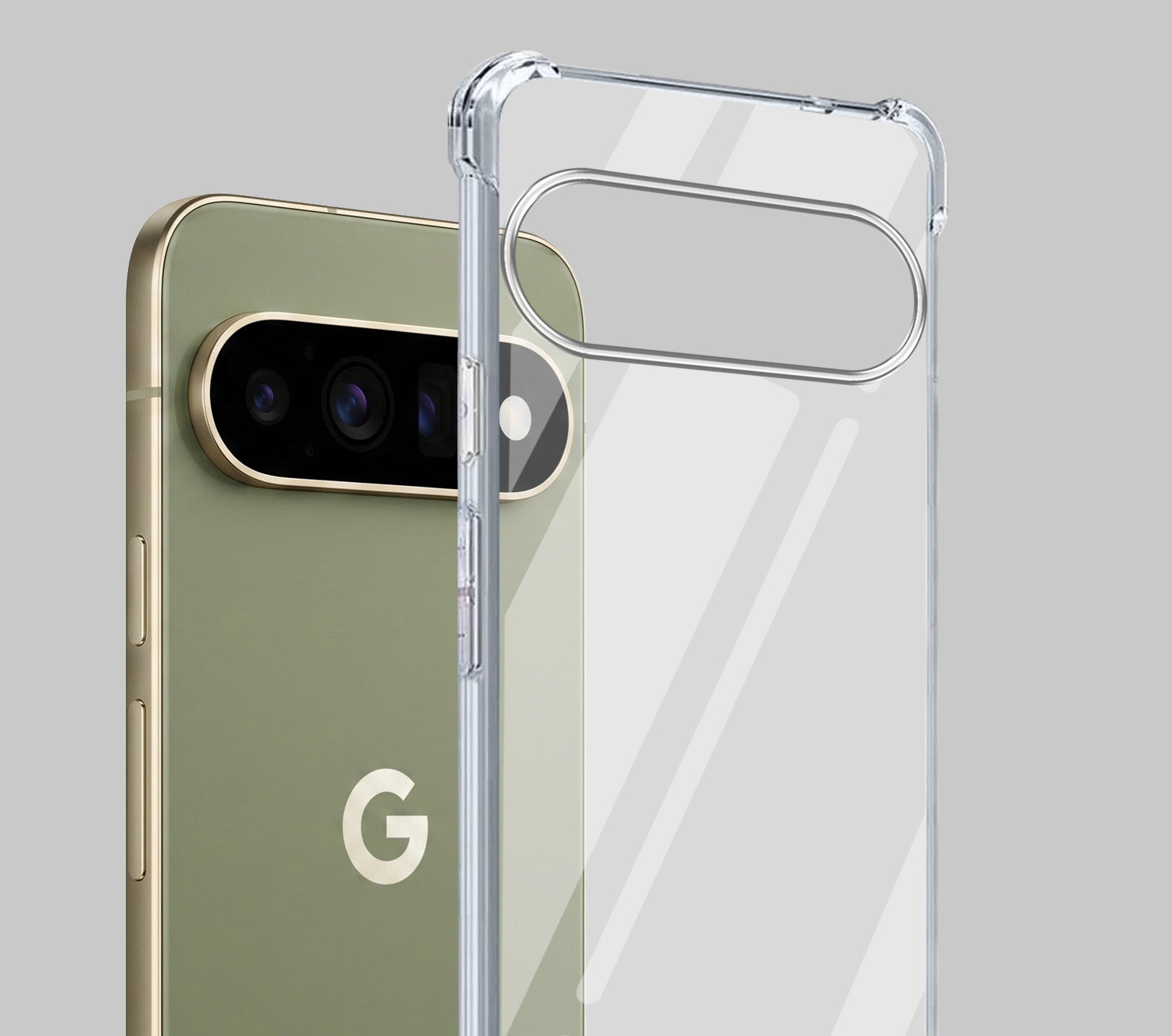 For Google Pixel 11 Pro Back Cover Shockproof Crystal-Clear (Drop & Camera Protection | Hard Polycarbonate) (Copy) (Copy)