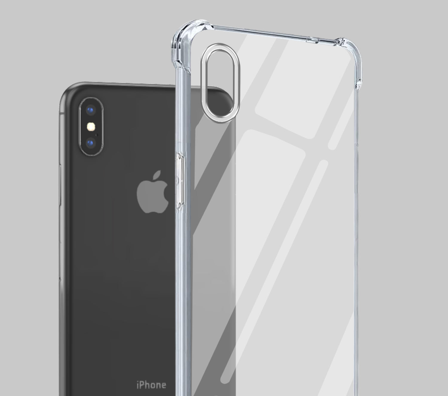 For Apple iPhone Xs Max Back Cover (Shockproof Crystal Clear Case |  Drop & Camera Protection | Hard Polycarbonate)