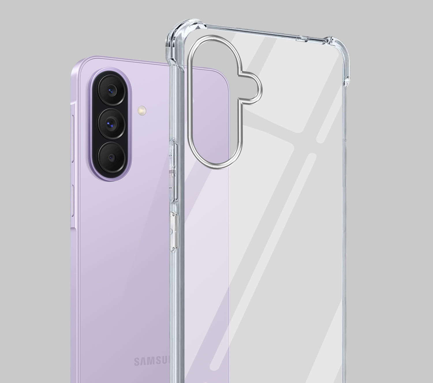 For Samsung Galaxy A37 5G Back Cover Shockproof Crystal-Clear (Drop & Camera Protection | Hard Polycarbonate)