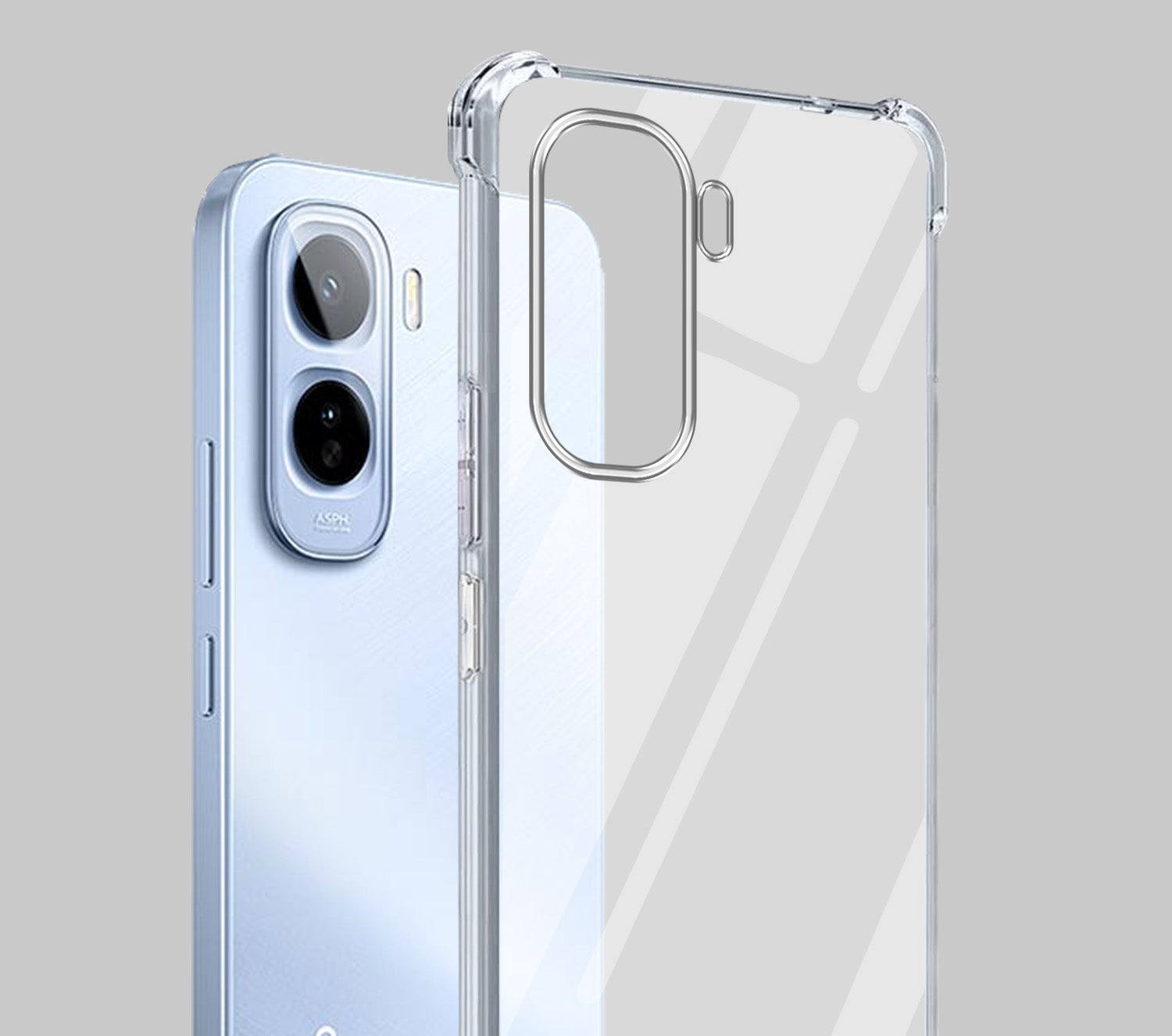 For Vivo T5 Pro 5G Back Cover Shockproof Crystal-Clear (Drop & Camera Protection | Hard Polycarbonate)