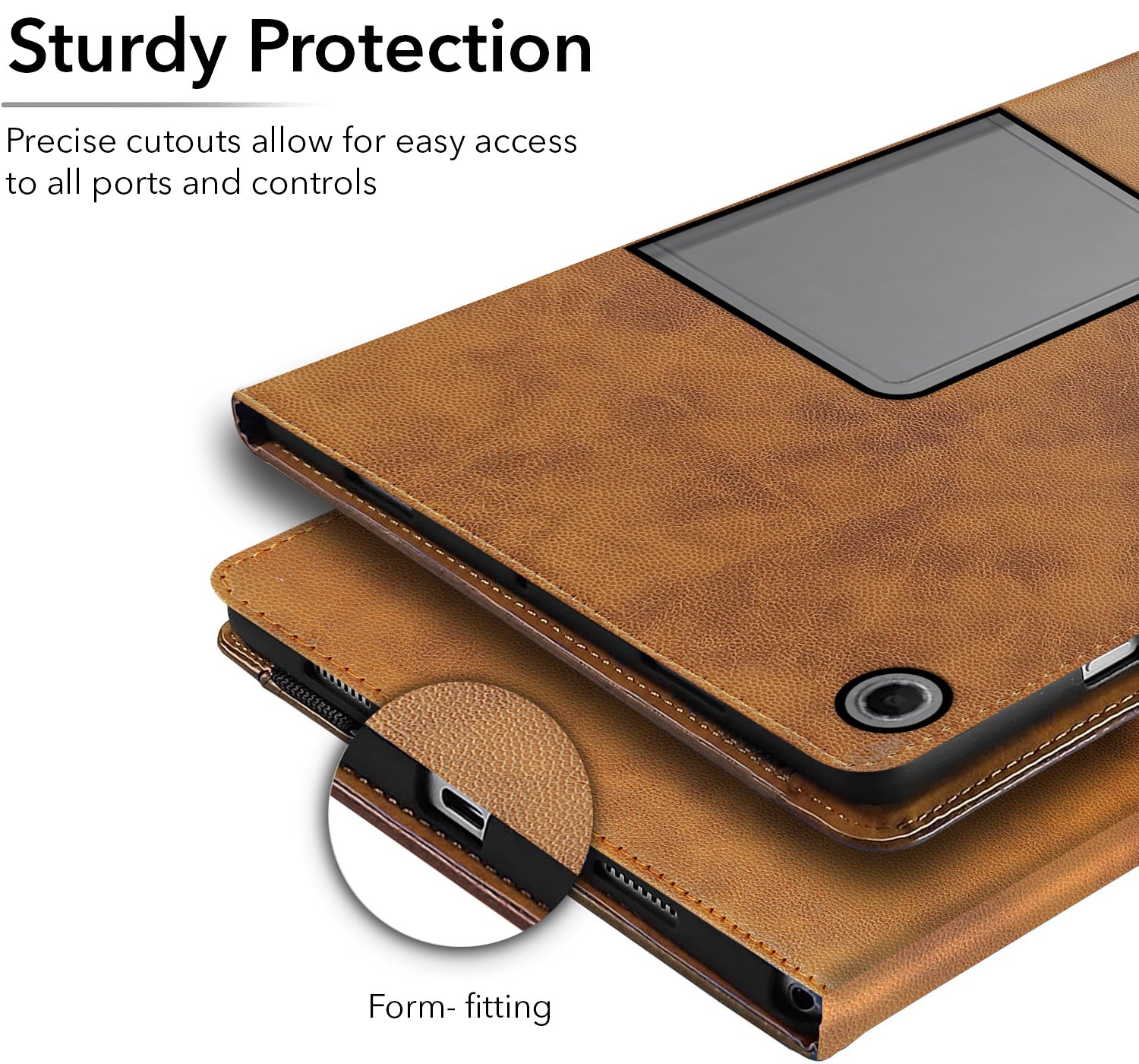 For Lenovo Tab Plus 11.5 Inch TB351FU Flip Cover Folio Cover (PU Leather | Multi-Angle Smart Stand | Card Storage Slots | Silicone Back Pouch)