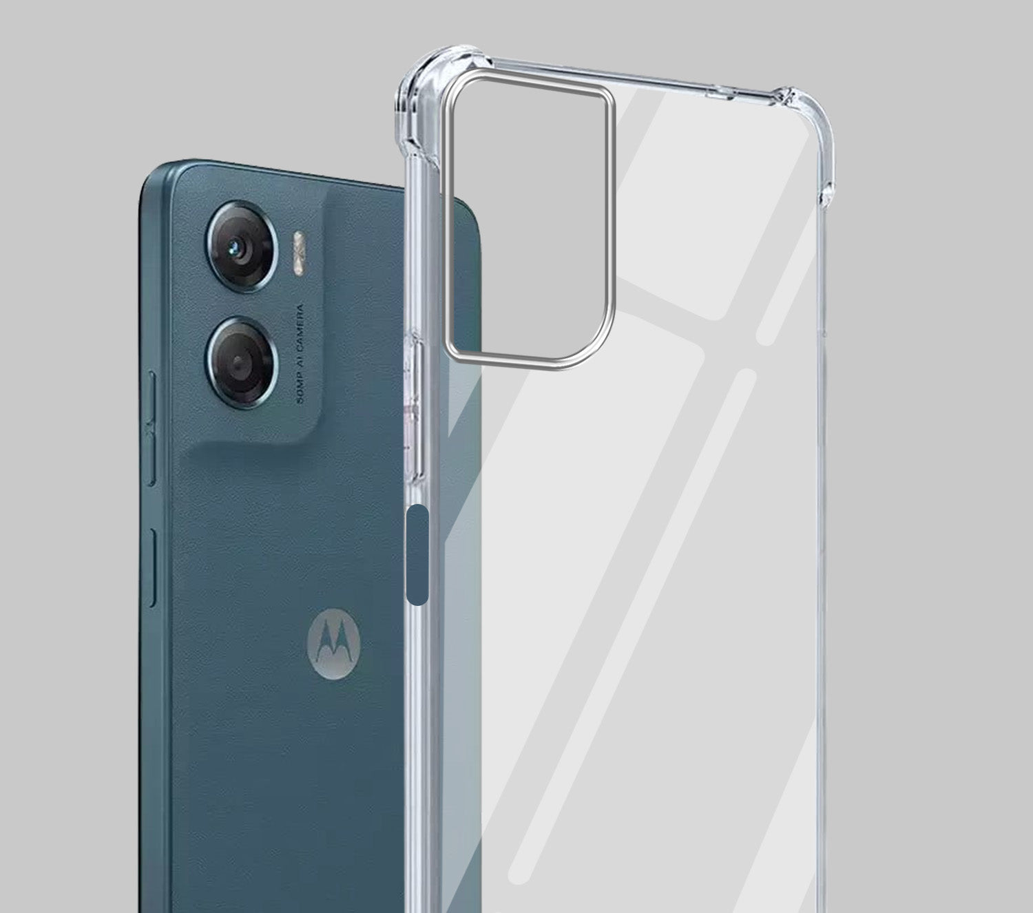 For Motorola Moto G06 Power Back Cover Shockproof Crystal-Clear (Drop & Camera Protection | Hard Polycarbonate)