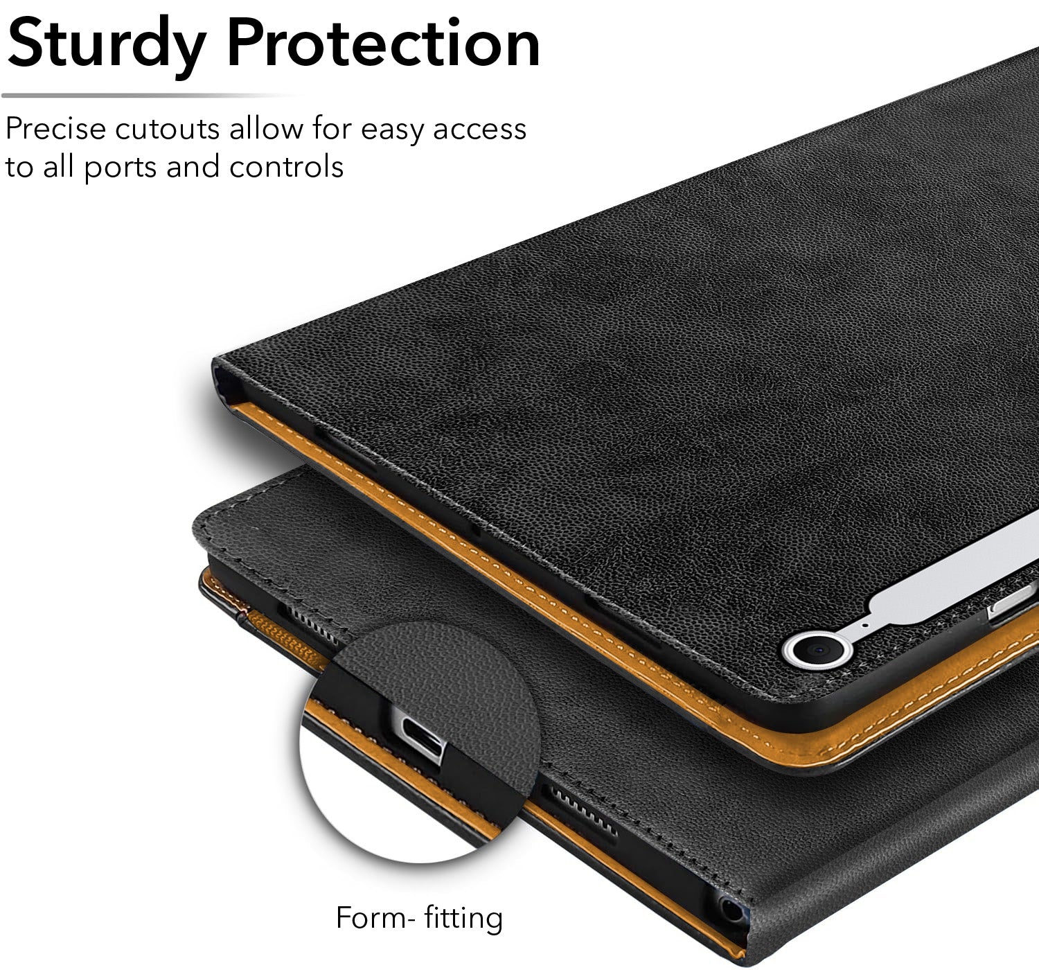 For Samsung Galaxy Tab S10 FE+ SM-X620/ X626/ X626B 13.1 Inch Flip Cover Folio Cover (PU Leather | Multi-Angle Smart Stand | Card Storage Slots | Silicone Back Pouch)