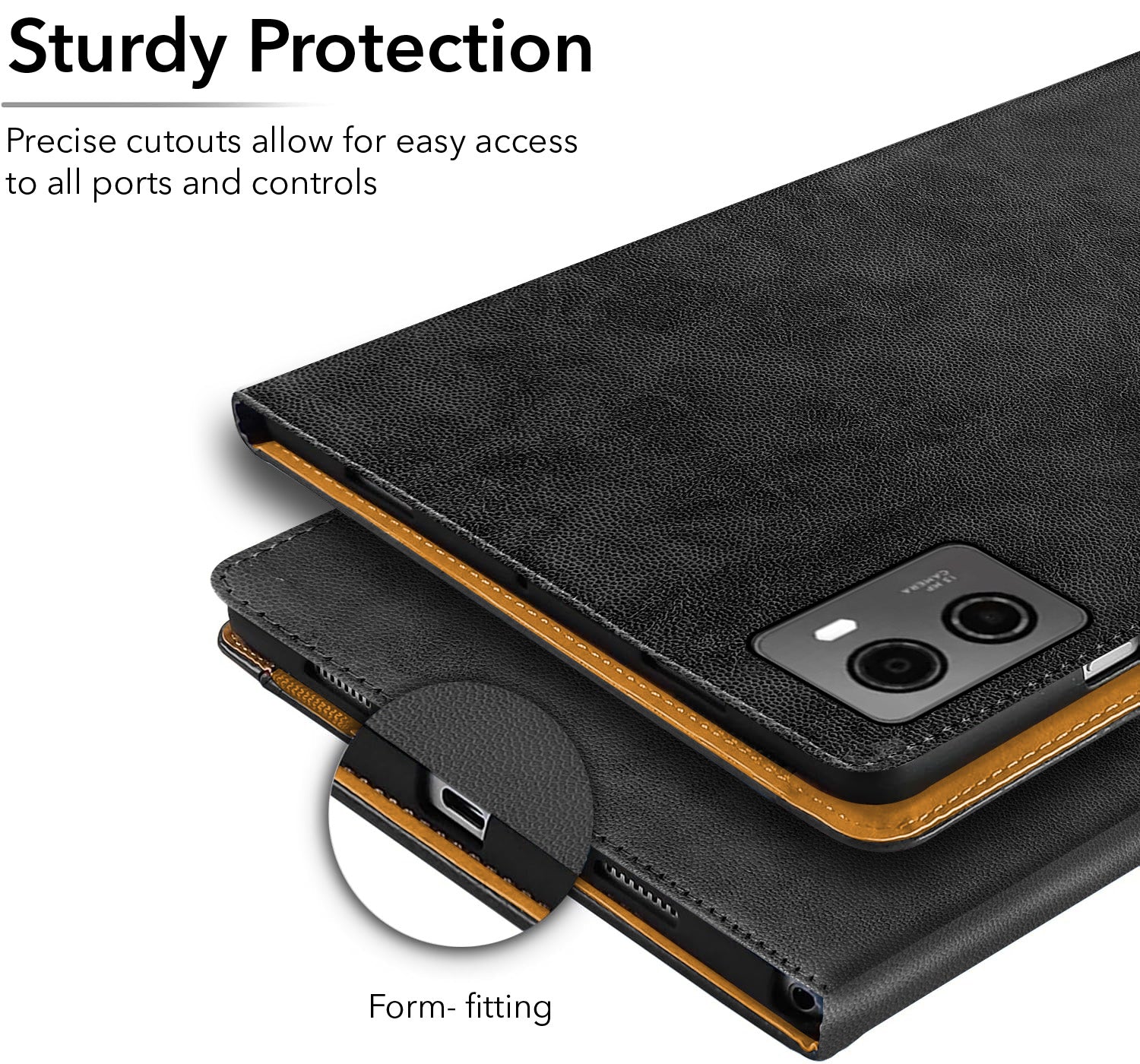 For Lenovo Legion Tab TB320 8.8 Inch Flip Cover Folio Cover (PU Leather | Multi-Angle Smart Stand | Card Storage Slots | Silicone Back Pouch)