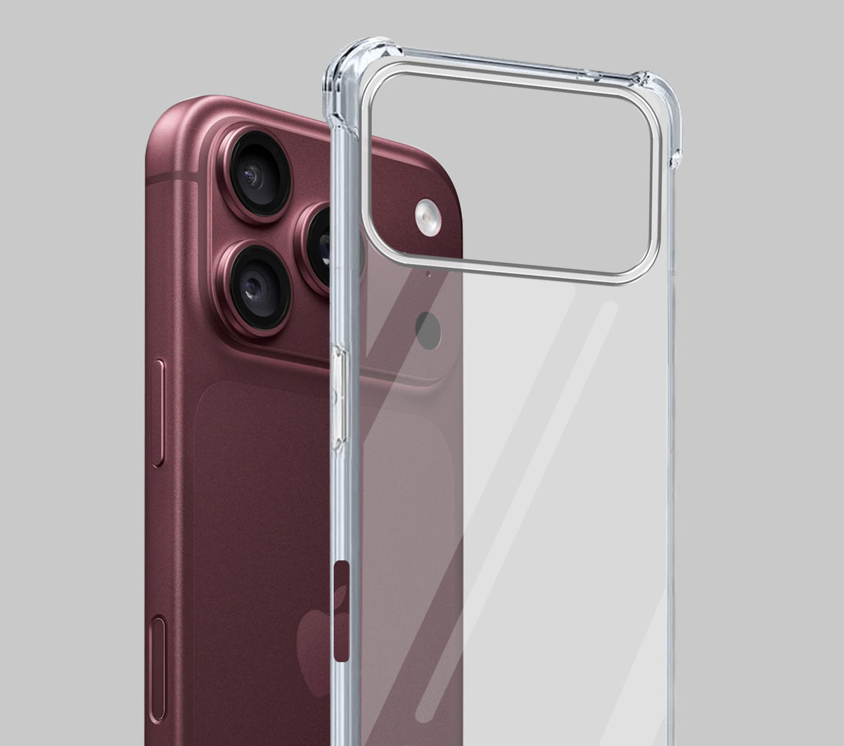 For Apple iPhone 18 Pro Max Back Cover Shockproof Crystal-Clear (Drop & Camera Protection | Hard Polycarbonate)