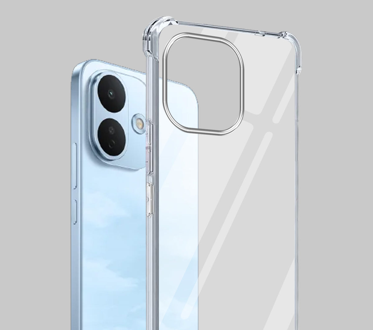 For Redmi Note 17 Pro 5G Back Cover Shockproof Crystal-Clear (Drop & Camera Protection | Hard Polycarbonate)