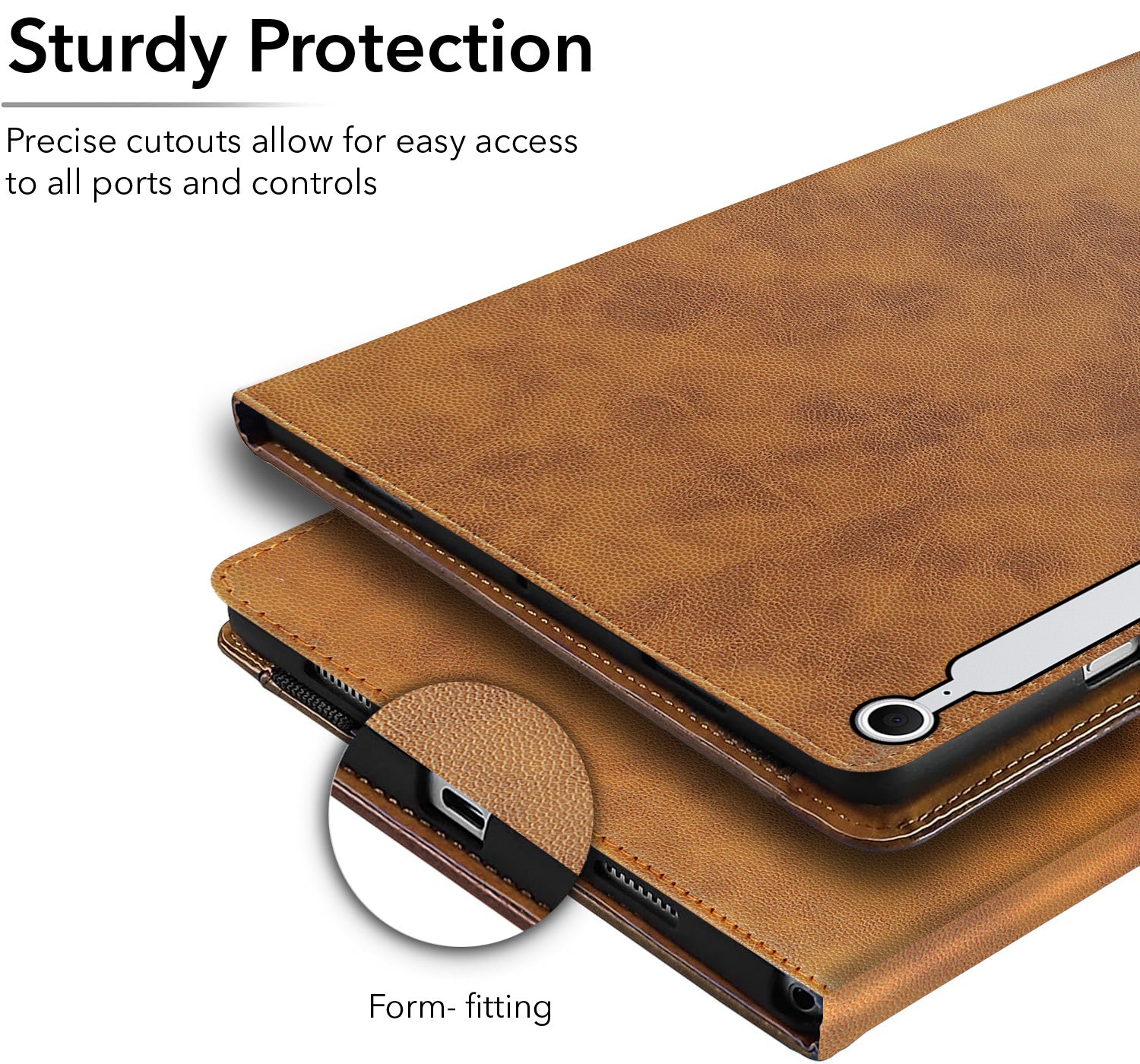 For Samsung Galaxy Tab S10 FE+ SM-X620/ X626/ X626B 13.1 Inch Flip Cover Folio Cover (PU Leather | Multi-Angle Smart Stand | Card Storage Slots | Silicone Back Pouch)
