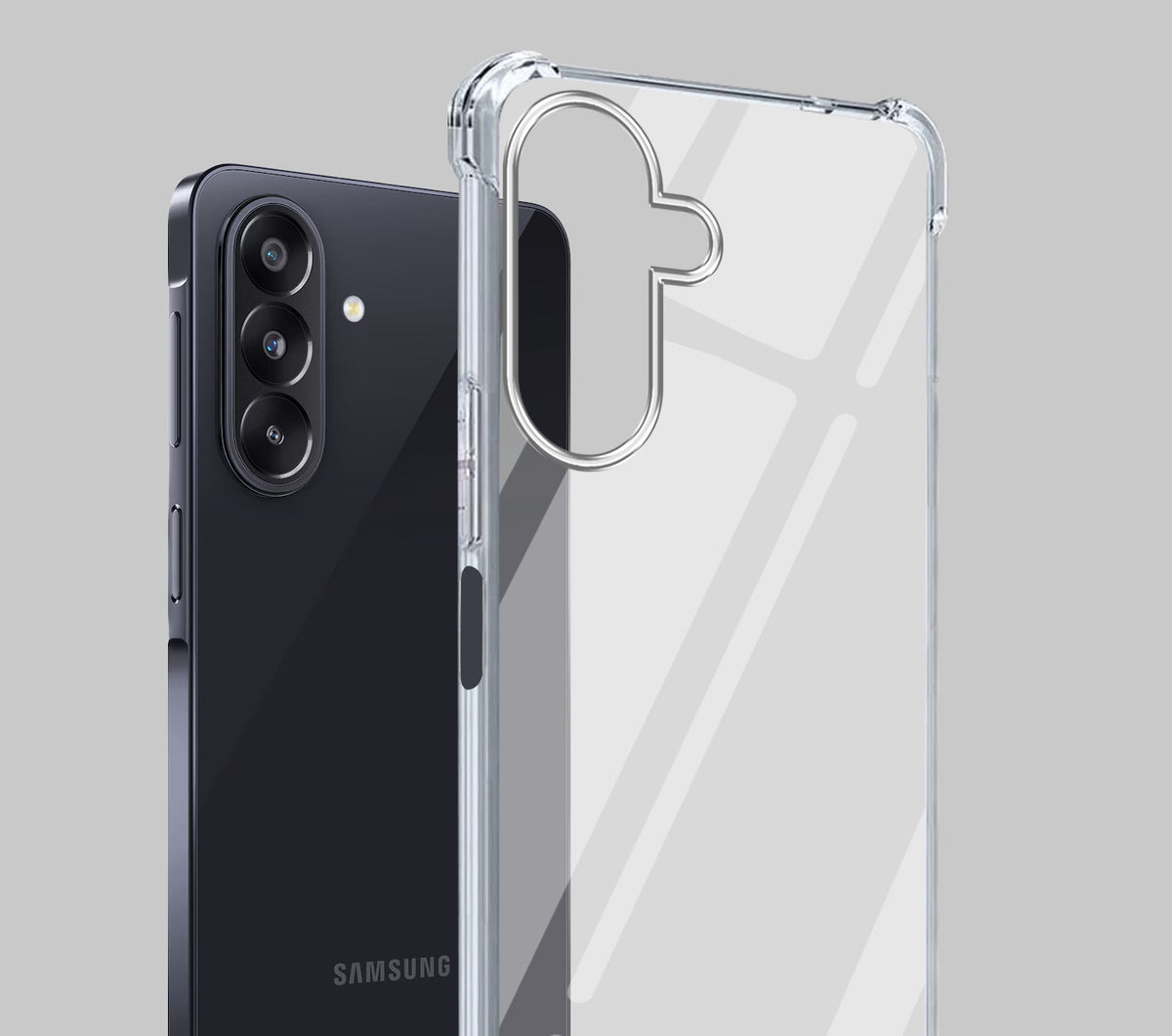 For Samsung Galaxy F70 Pro 5G Back Cover Shockproof Crystal-Clear (Drop & Camera Protection | Hard Polycarbonate)