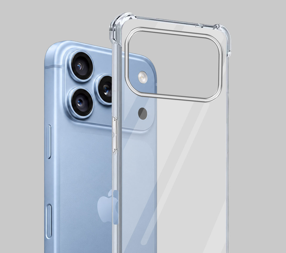For Apple iPhone 18 Pro Back Cover Shockproof Crystal-Clear (Drop & Camera Protection | Hard Polycarbonate)