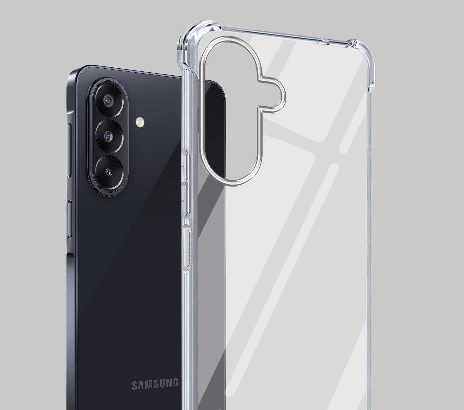 For Samsung Galaxy F70 Pro 5G Back Cover Shockproof Crystal-Clear (Drop & Camera Protection | Hard Polycarbonate)