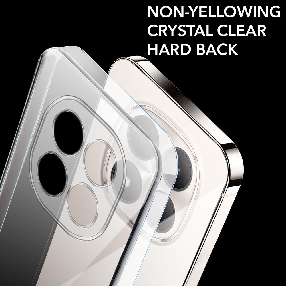 For Xiaomi Redmi Note 15 Pro 5G Back Cover Case Lifetime Anti-Yellow Clear (Sleek Hard Crystal | Shockproof and Camera Protection)