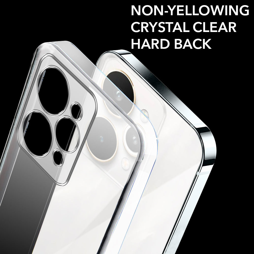 For Realme 15 Back Cover Case Lifetime Anti-Yellow Clear (Sleek Hard Crystal | Shockproof and Camera Protection)