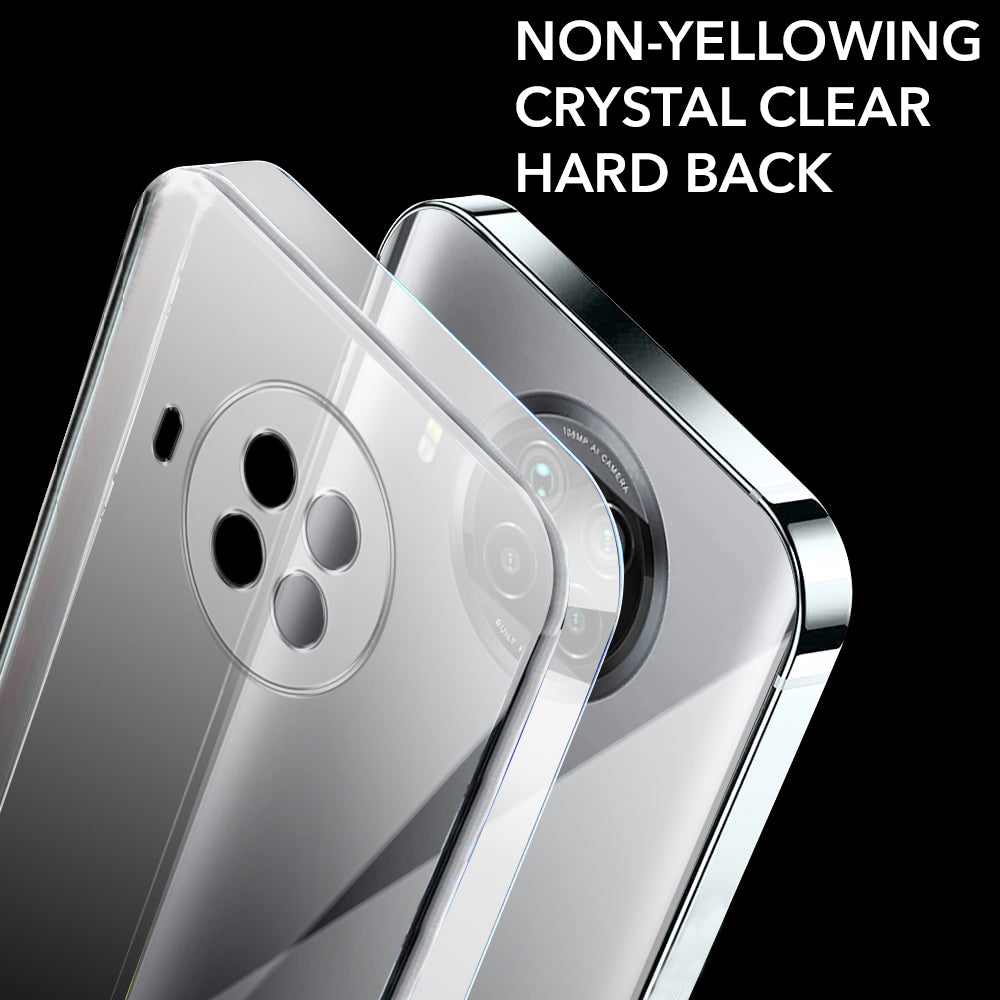 For Xiaomi Mi 10i 5G Back Cover Case (Hard Anti Yellow Clear Case | Sleek Hard Crystal Clear | Drop & Camera Protection | Shockproof Polycarbonate)