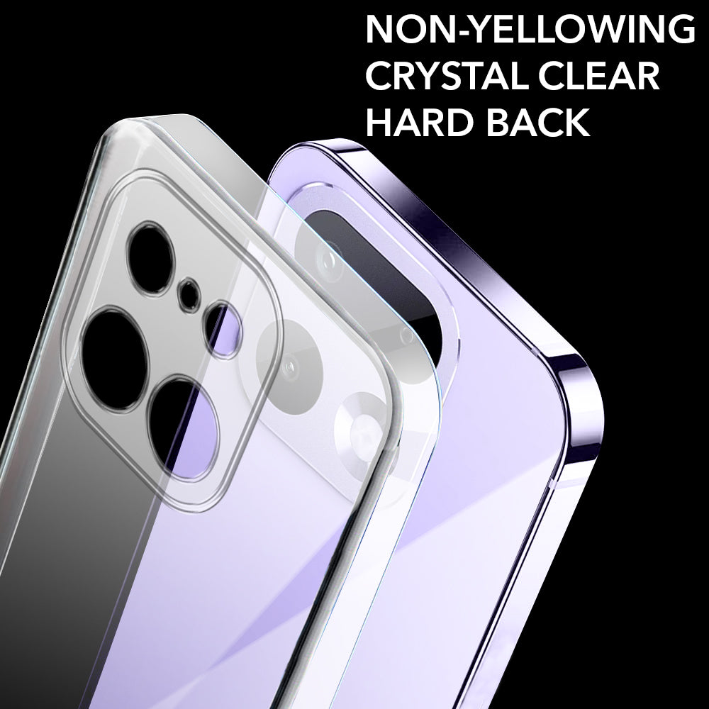 For Realme 16 Pro Back Cover Case Lifetime Anti-Yellow Clear (Sleek Hard Crystal | Shockproof and Camera Protection)