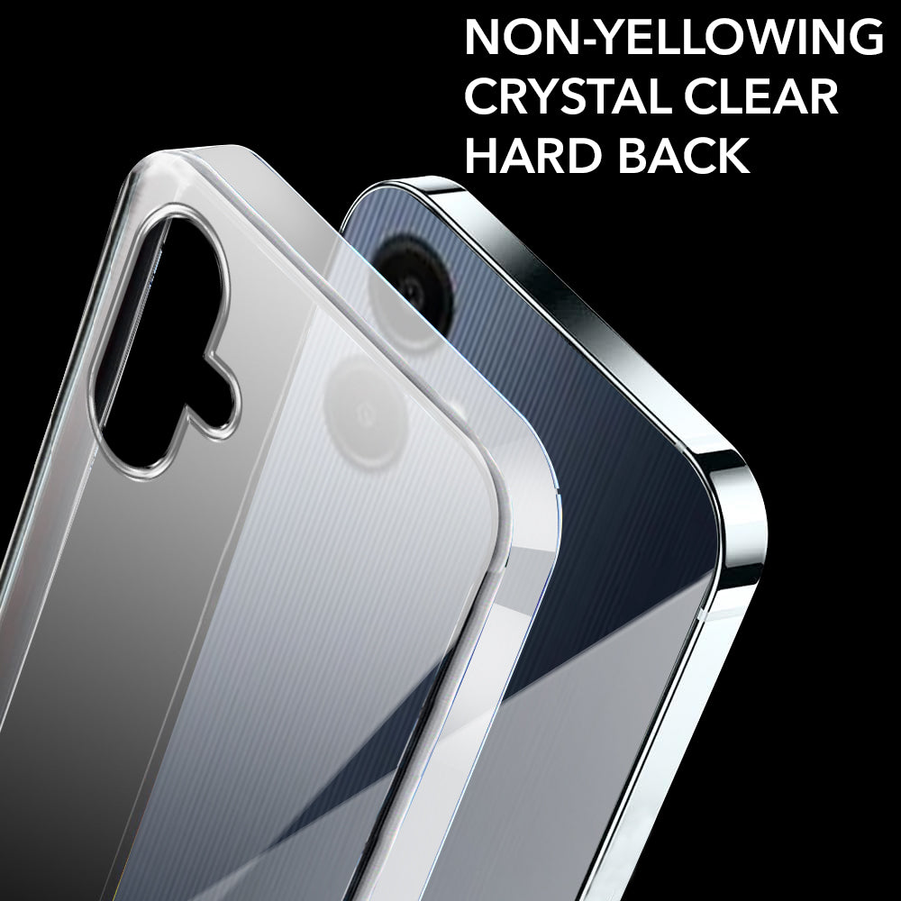 For Samsung Galaxy A06 Back Cover Case (Hard Anti Yellow Clear Case | Sleek Hard Crystal Clear | Drop & Camera Protection | Shockproof Polycarbonate)