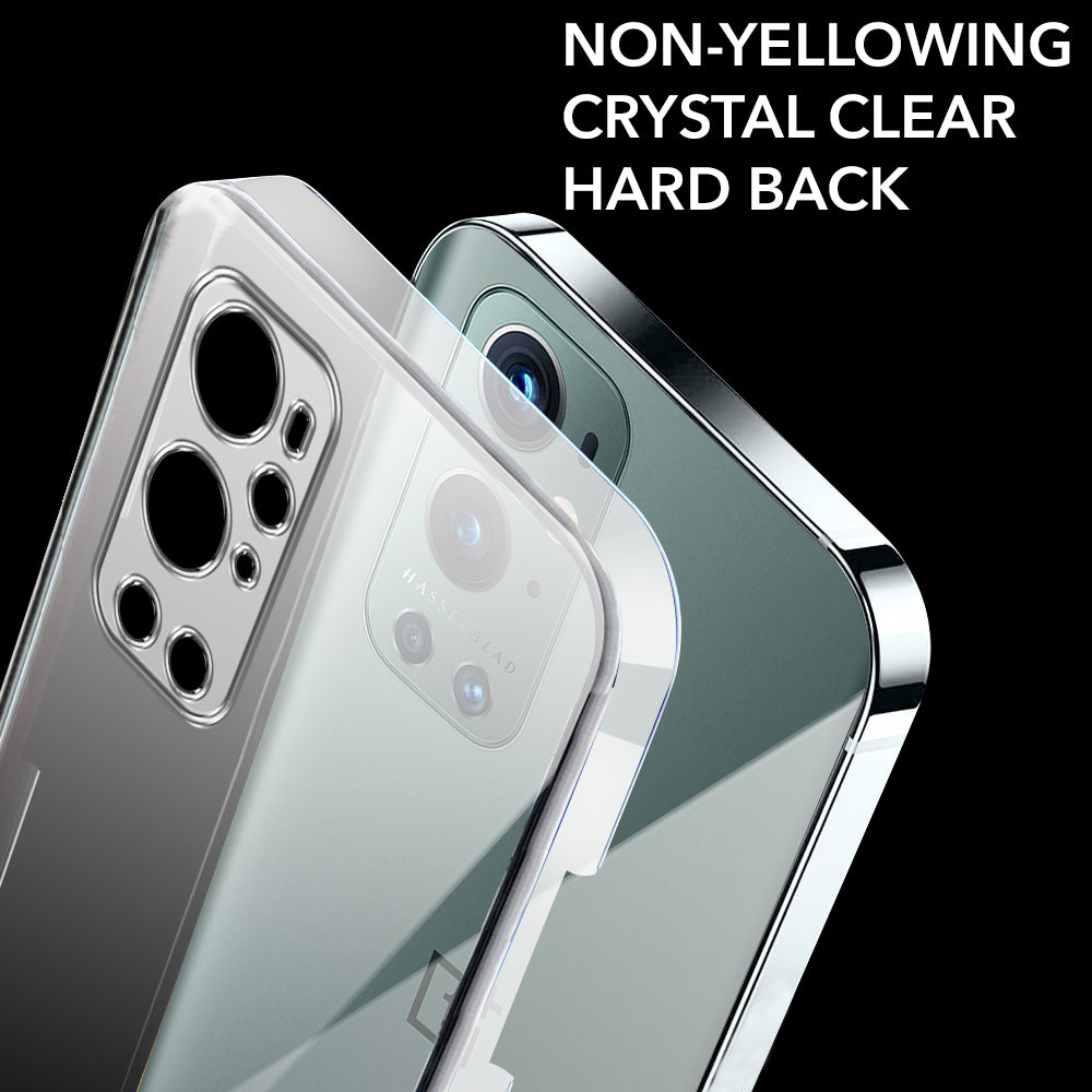 For OnePlus 9 Pro Back Cover Case (Hard Anti Yellow Clear Case | Drop & Camera Protection | Shockproof Polycarbonate)