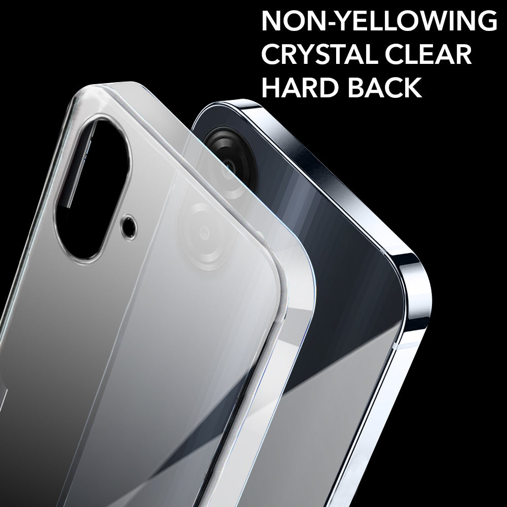 For Samsung Galaxy M07 | Samsung Galaxy F07 Back Cover Case Lifetime Anti-Yellow Clear (Sleek Hard Crystal | Shockproof and Camera Protection)