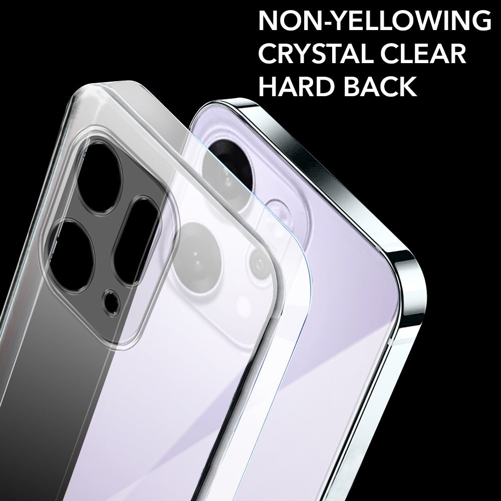 For Oppo Reno14 Pro 5G | Oppo Reno 14 Pro 5G Back Cover Case (Hard Anti Yellow Clear Case | Sleek Hard Crystal Clear | Drop & Camera Protection | Shockproof Polycarbonate)