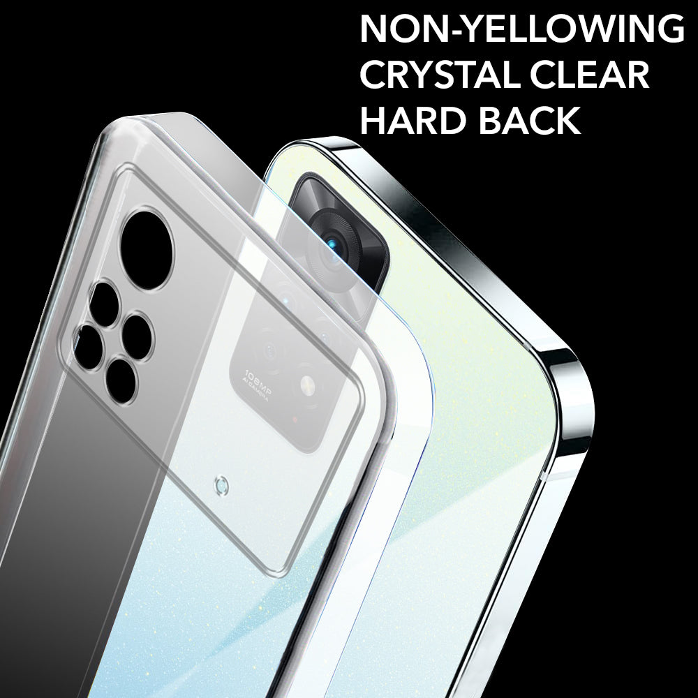 For Xiaomi Redmi Note 11 Pro |11 Pro 5G |11 Pro Plus 5G Back Cover Case (Hard Anti Yellow Clear Case | Drop & Camera Protection | Shockproof Polycarbonate)