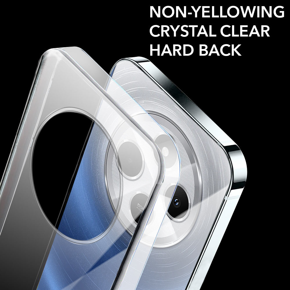 For Redmi A4 5G | Xiaomi Redmi 14C Back Cover Case (Hard Anti Yellow Clear Case | Sleek Hard Crystal Clear | Drop & Camera Protection | Shockproof Polycarbonate)