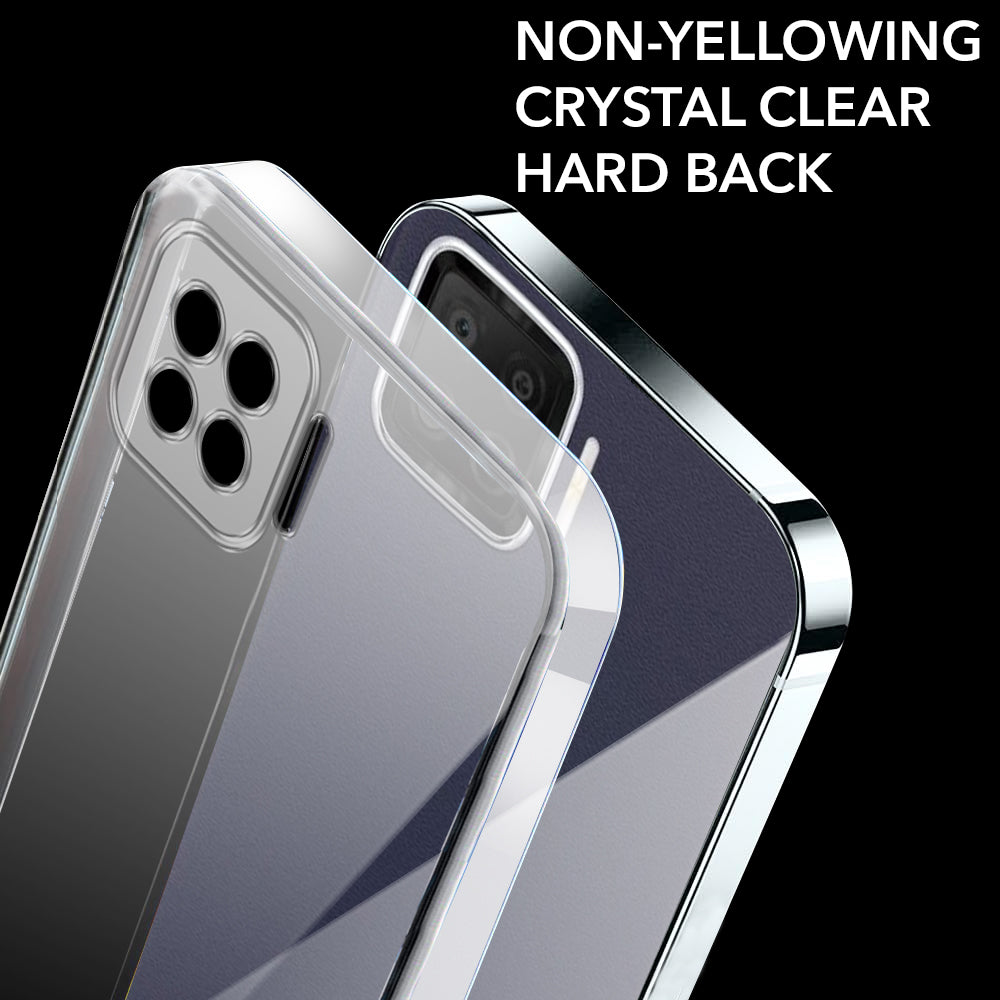 For Oppo A73 Back Cover Case (Hard Anti Yellow Clear Case | Drop & Camera Protection | Shockproof Polycarbonate)