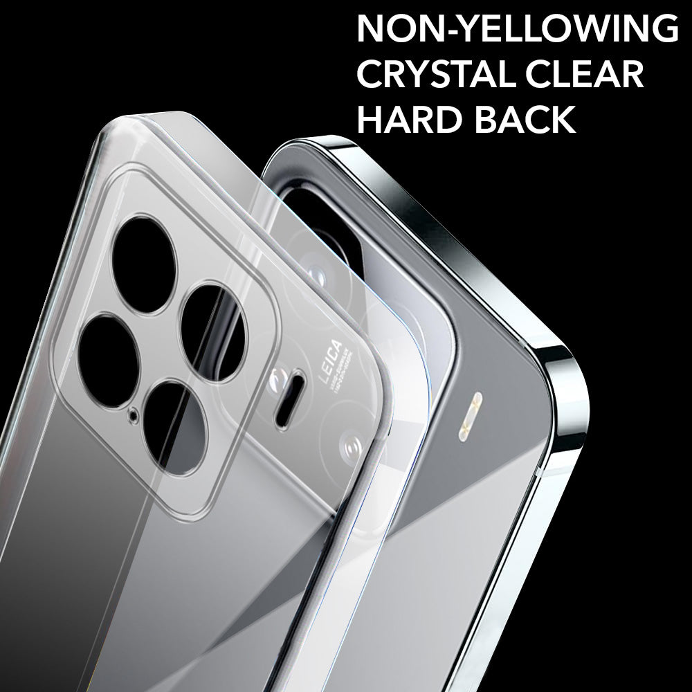 For Xiaomi 15 Back Cover Case Lifetime Anti-Yellow Clear (Sleek Hard Crystal | Shockproof and Camera Protection)