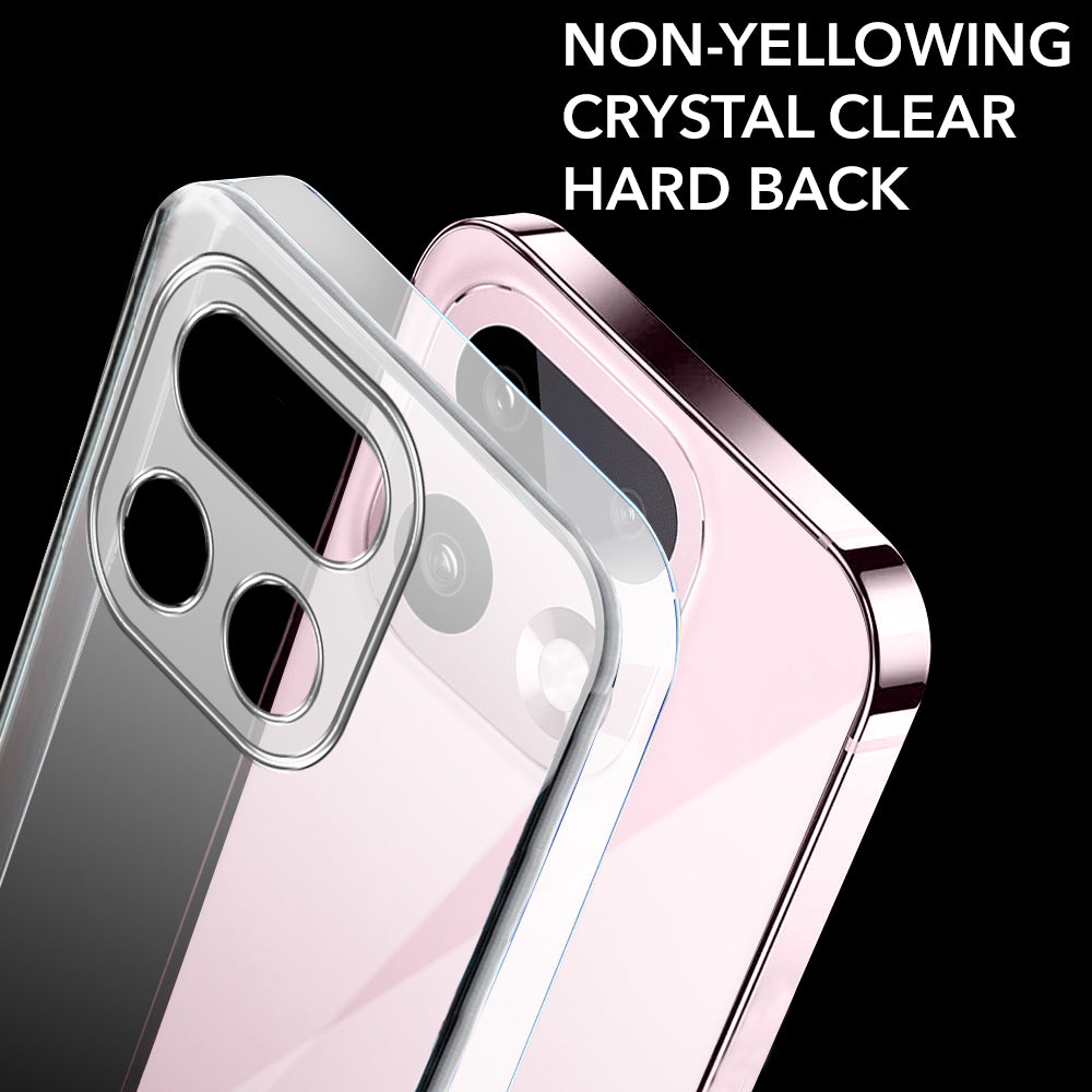 For Realme 16 Pro Plus 5G Back Cover Case Lifetime Anti-Yellow Clear(Sleek Hard Crystal | Shockproof and Camera Protection)