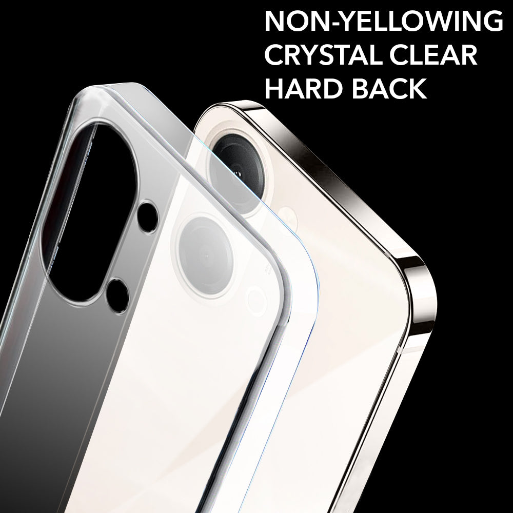 For Vivo Y11 | Vivo Y21 5G Back Cover Case Lifetime Anti-Yellow Clear (Sleek Hard Crystal | Shockproof and Camera Protection)