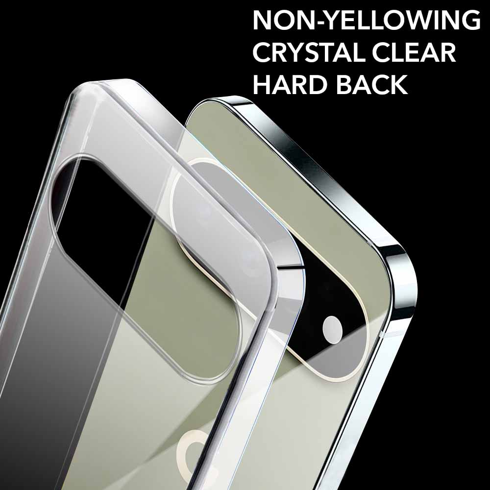 For Google Pixel 11 Pro Back Cover Case Lifetime Anti-Yellow Clear (Sleek Hard Crystal | Shockproof and Camera Protection) (Copy)