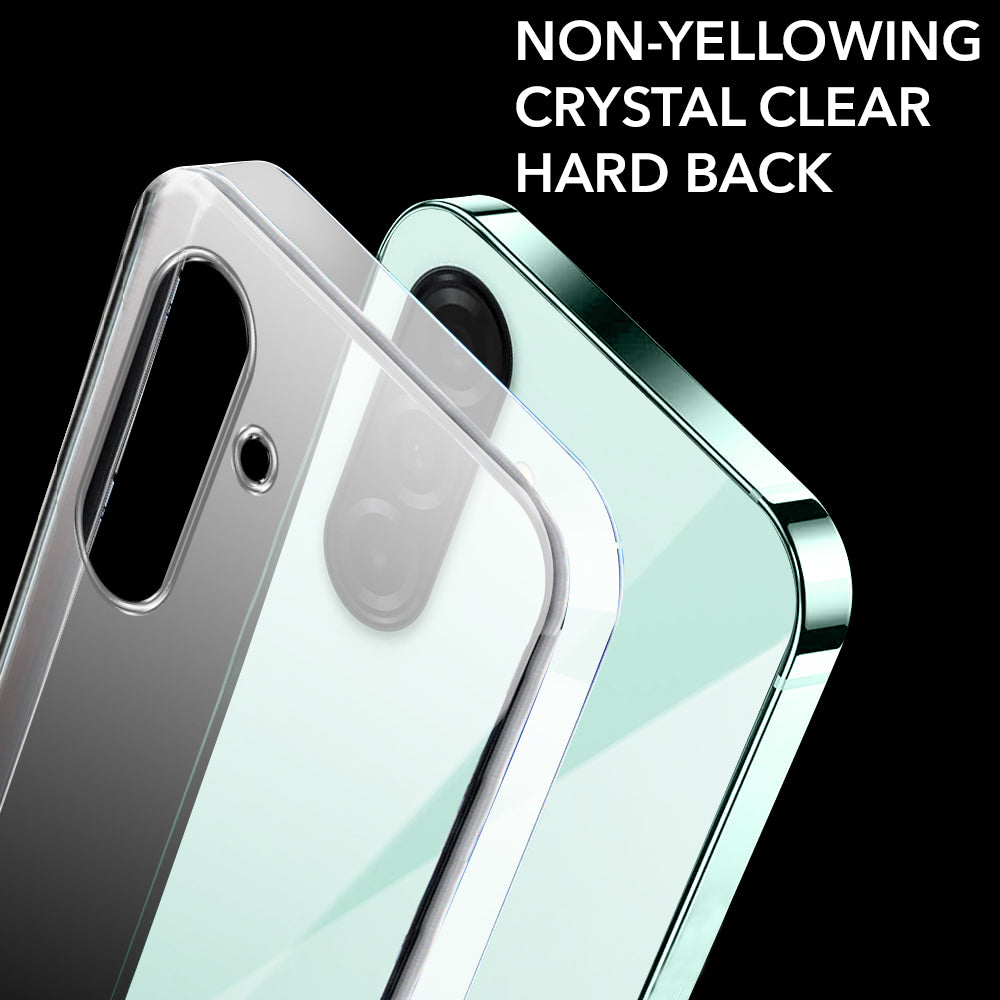 For Samsung Galaxy A26 5G Back Cover (Hard Anti Yellow Clear Case | Sleek Hard Crystal Clear | Drop & Camera Protection | Shockproof Polycarbonate)