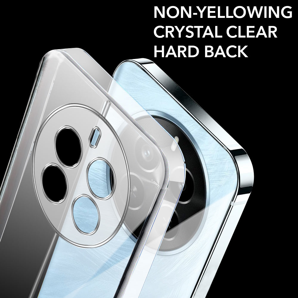 For Realme P1 Pro 5G Back Cover Case (Hard Anti Yellow Clear Case | Drop & Camera Protection | Shockproof Polycarbonate)