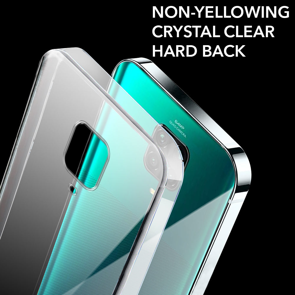 For Redmi Note 9 Pro | 9 Pro Max | Note 10 Lite Back Cover Case (Hard Anti Yellow Clear Case | Drop & Camera Protection | Shockproof Polycarbonate)